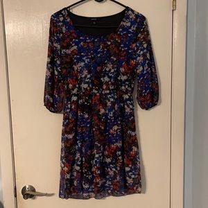 Espresso Dress Colorful Sz Med